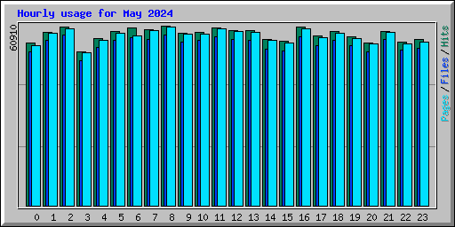 Hourly usage for May 2024